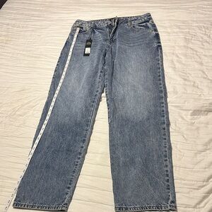 Fashion Nova Light Blue Denim Jeans